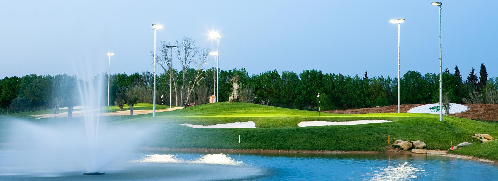 Golf Academy by night